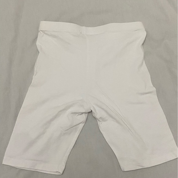 White Biker Shorts - Picture 2 of 3